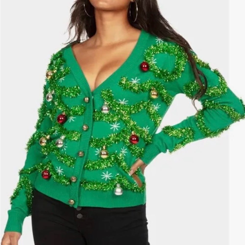 Tipsy elves ugly Christmas Sweater size Large